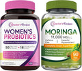 Moringa 11,000 mg 90 Caps and Women’s Probiotic 120 Caps U736