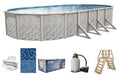 12' x 24' x 52 Oval Above-Ground Swimming Pool U595