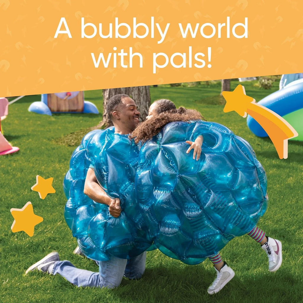 Set of Two Blue Inflatable Wearable Balls O88511