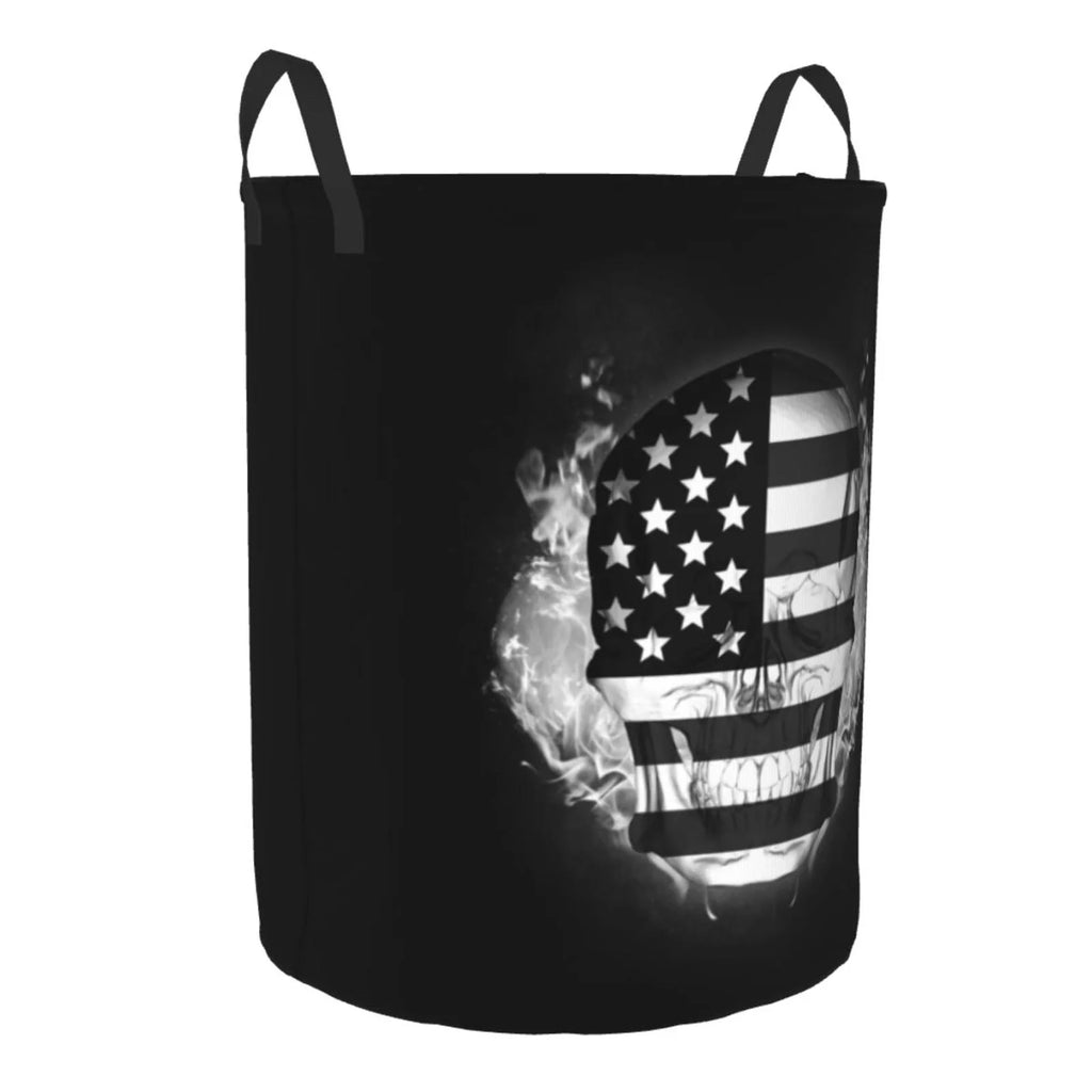 Collapsible 62L Black Laundry Basket M6881