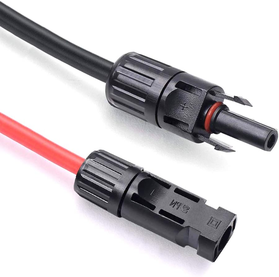 10 AWG 50 Feet Solar Extension Cable with Female and Male Connector T210171