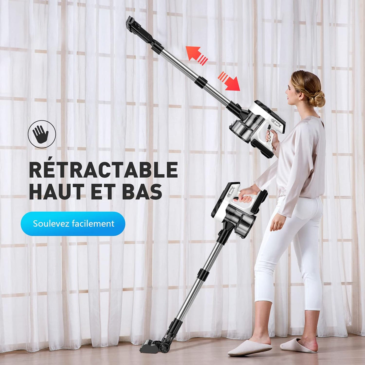 Cordless Vacuum Cleaner Lightweight Handheld 4-in-1 250w A661532