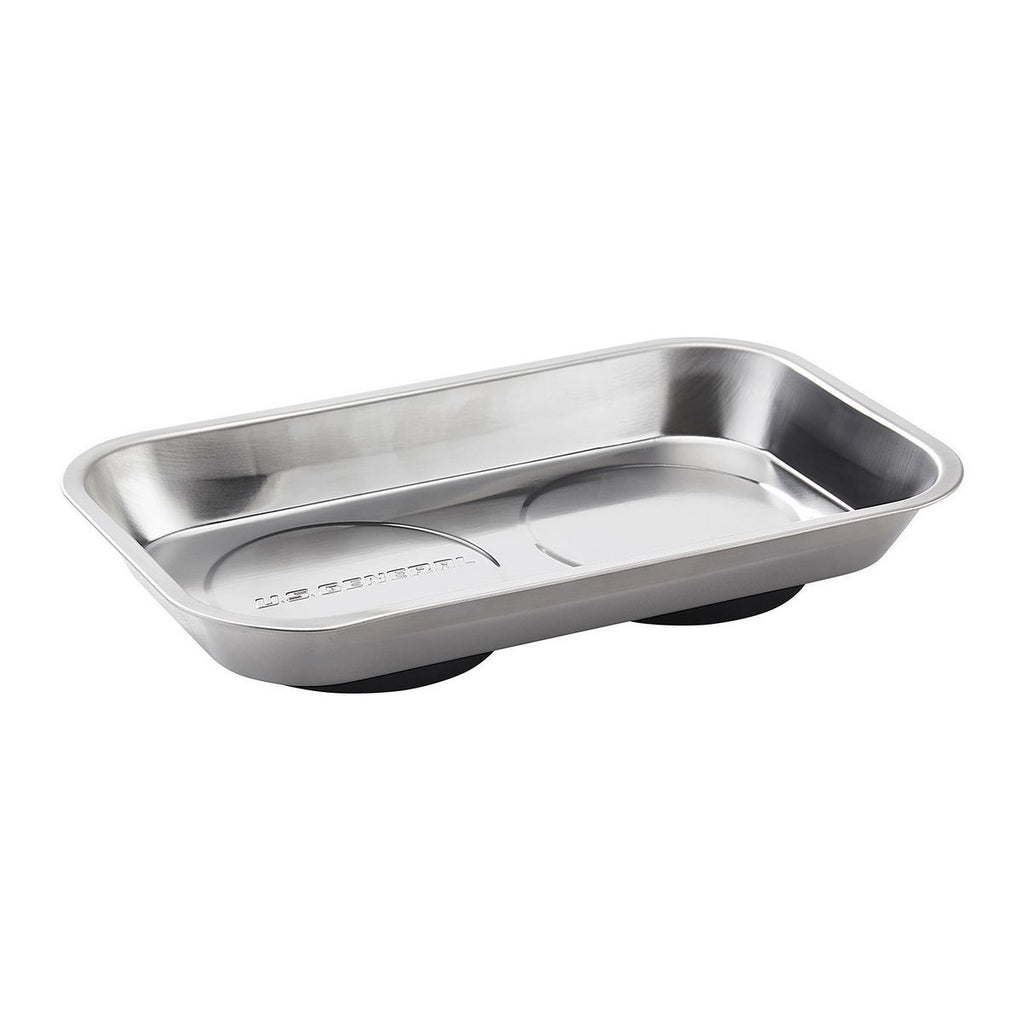 9-1/2 in. x 5-1/2 in. Magnetic Stainless Steel Parts Tray M90774