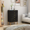 Black 5 Drawer Wood Dresser Z127176