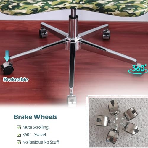 White Ergonomic Cross Legged Kneeling Office Chair with Brake Wheel B94043