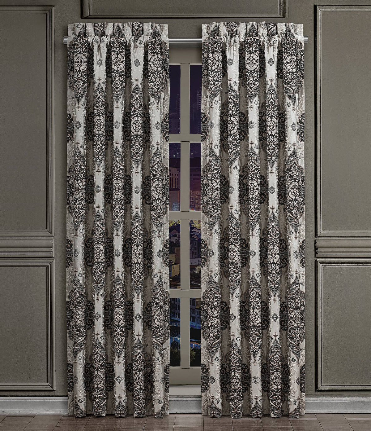 Silver Window Panel Pair G198