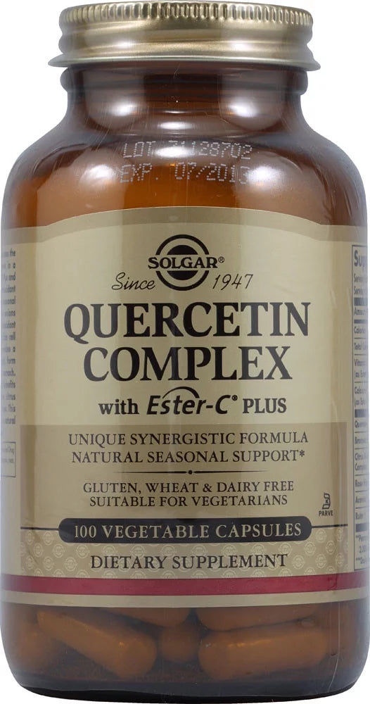 100 Vegetable Capsules Quercetin Complex G1912