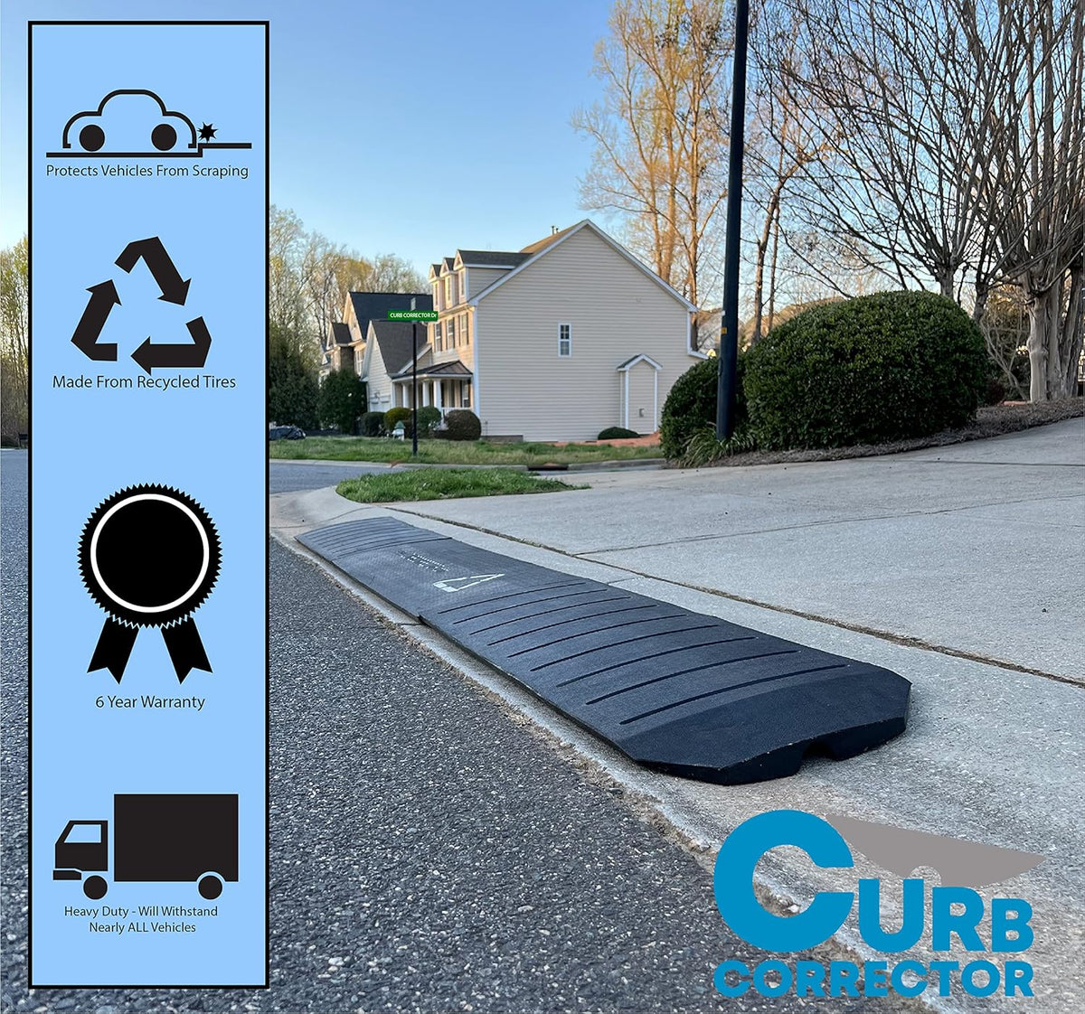 3 Piece Expandable Set Heavy Duty Recycled Rubber Car Ramps E292