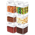 6pcs BPA Free Plastic Airtight Food Storage Containers with Lids Z6284