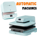 Blue Auto Heat Press Machine T284572