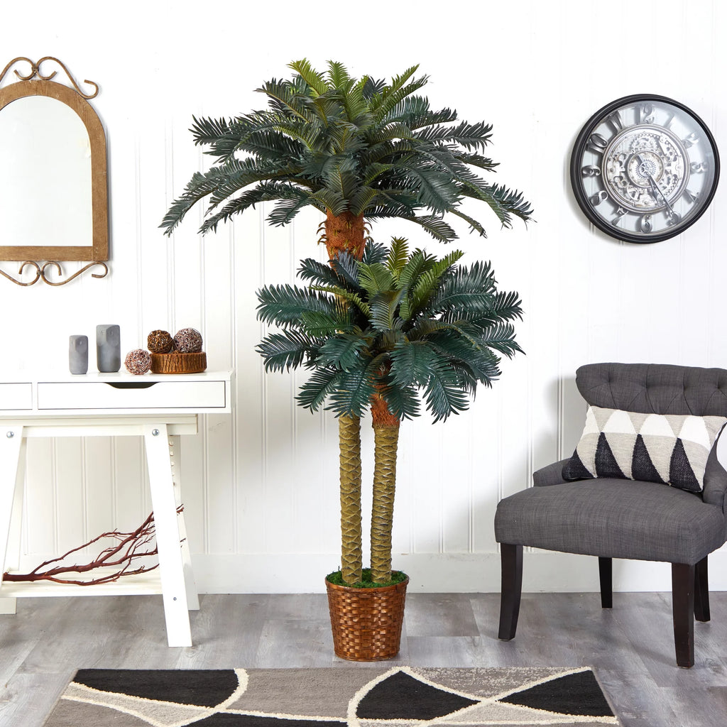 6ft. & 4ft. Potted Artificial Tree R555392