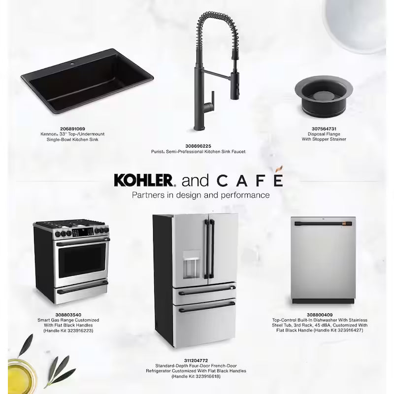 5.7 cu. ft. Matte Black Undercounter Dual-Drawer Refrigerator K360