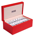 White Domino Set with Red Case F709