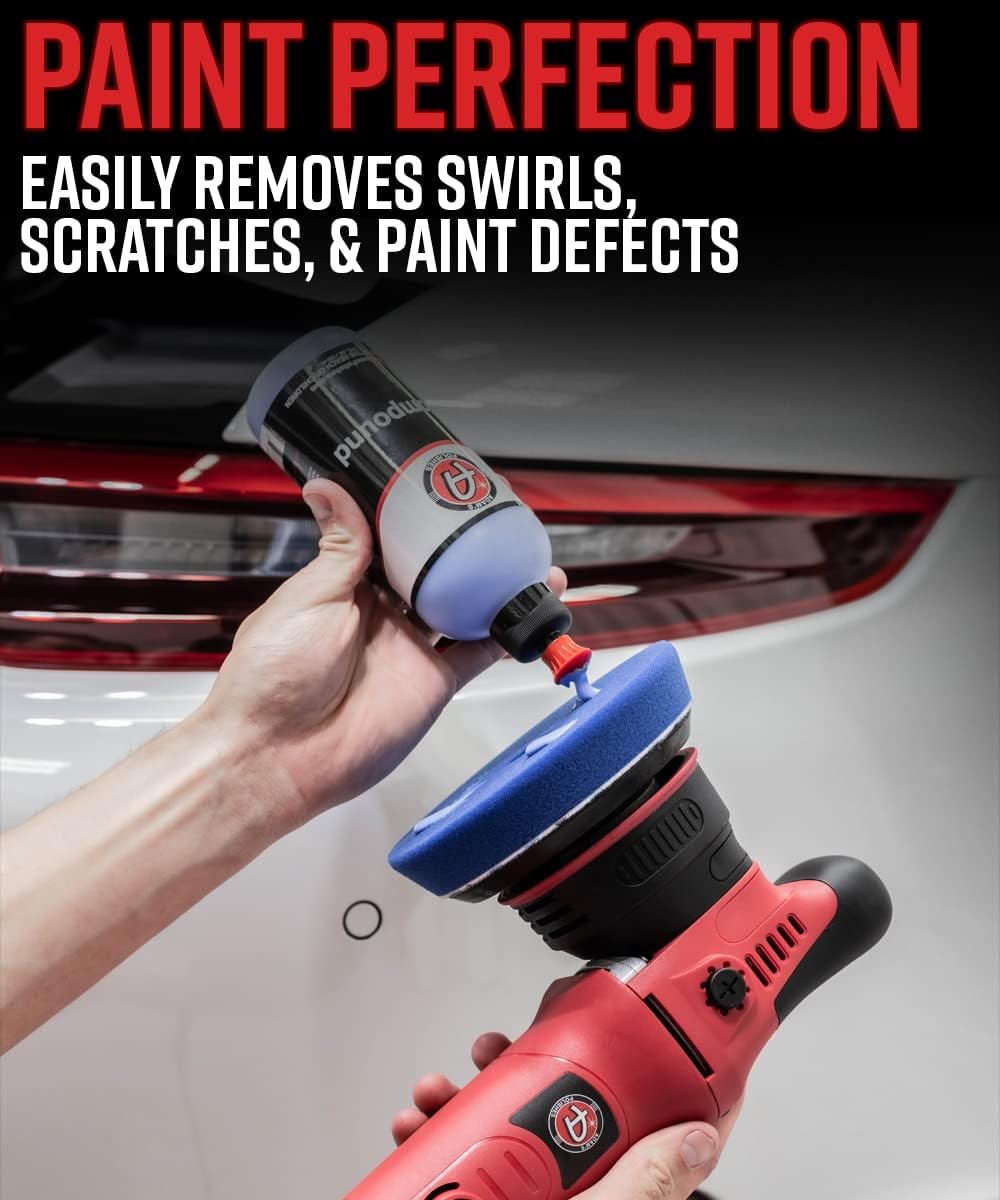 9mm Dual Action Car Polisher Polishing Kit with Polish, Compound & Pads L5520