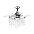 Chrome 42-in Indoor Ceiling Fan 3-Blade P754