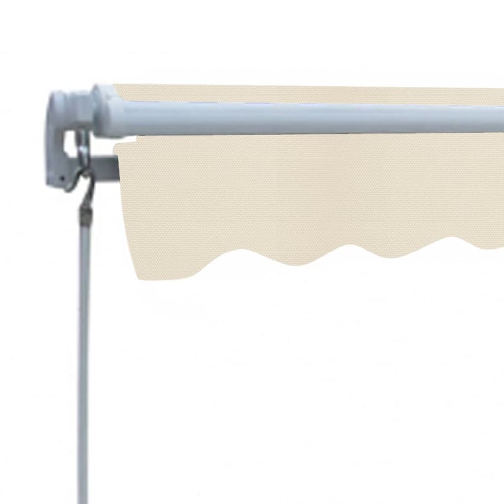 Folding Awning Manual Operated 118.1" Cream L54757
