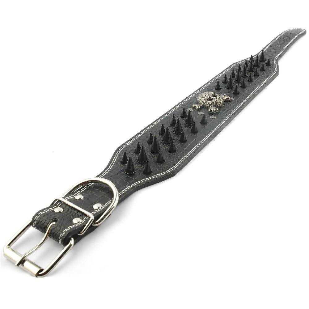 3 Inch Spiked Studded Leather Dog Collar U12218