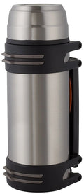 Large Stainless Steel Double Wall Vacuum Insulated Beverage Bottle with Plastic Drinking Mug K391085