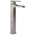 Brilliance Stainless Vessel Lavatory Faucet with Channel Spout V567708