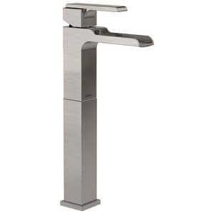 Brilliance Stainless Vessel Lavatory Faucet with Channel Spout V567708