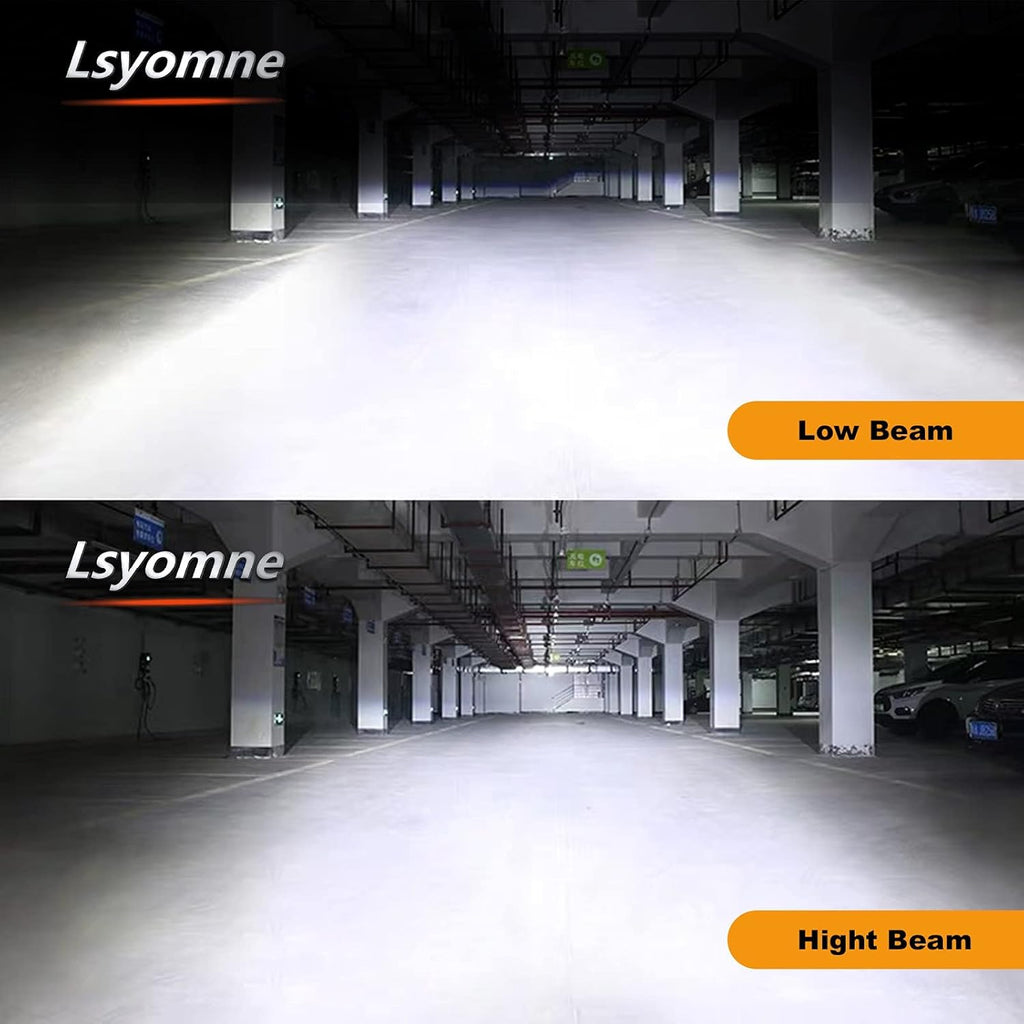 H7 LED Headlight Bulb 6000K Cool White 120W Pack of 2 P406862
