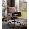 Vintage Cocoa Top Grain Leather Executive Office Chair O9717