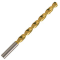 Carbide 130° Point Parabolic Flute Jobber Length Drill, Tin Coated, 69.85mm LOC G330