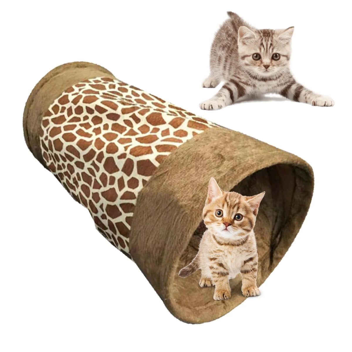 Folding Cat Tunnel Tube Toy for Puppy, Small Animals, Ferrets, Bunny R225463
