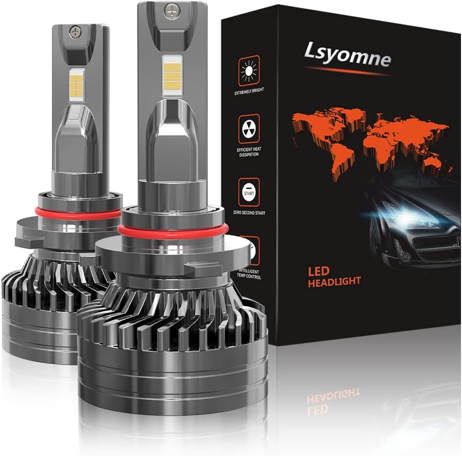 H7 LED Headlight Bulb 6000K Cool White 120W Pack of 2 P406862