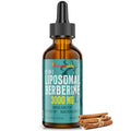 3000 mg Liposomal Berberine HCl Liquid Drops with Turmeric, Ceylon Cinnamon, 2 fl oz K5761