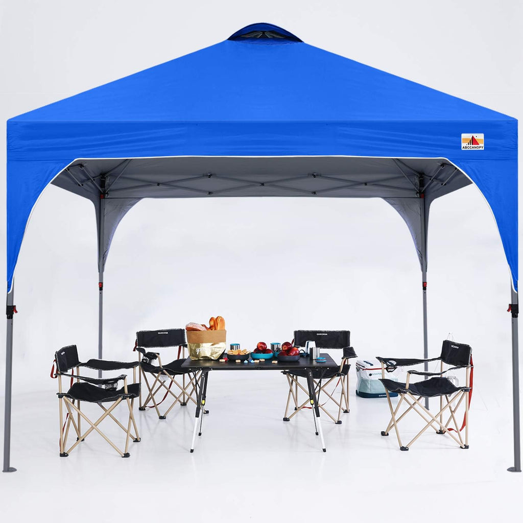 White Pop up Canopy Tent 10x10 Camping Sun Shelter G7393