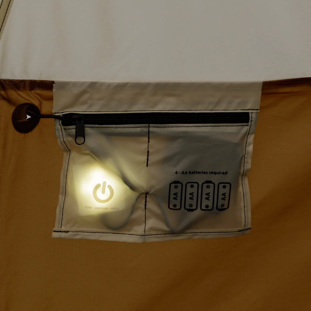 15' x 15' 8-Person Glamping Bell Tent V726