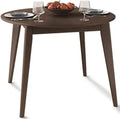 Round Birch Solid Wood Dining Table 40 inch Q6767