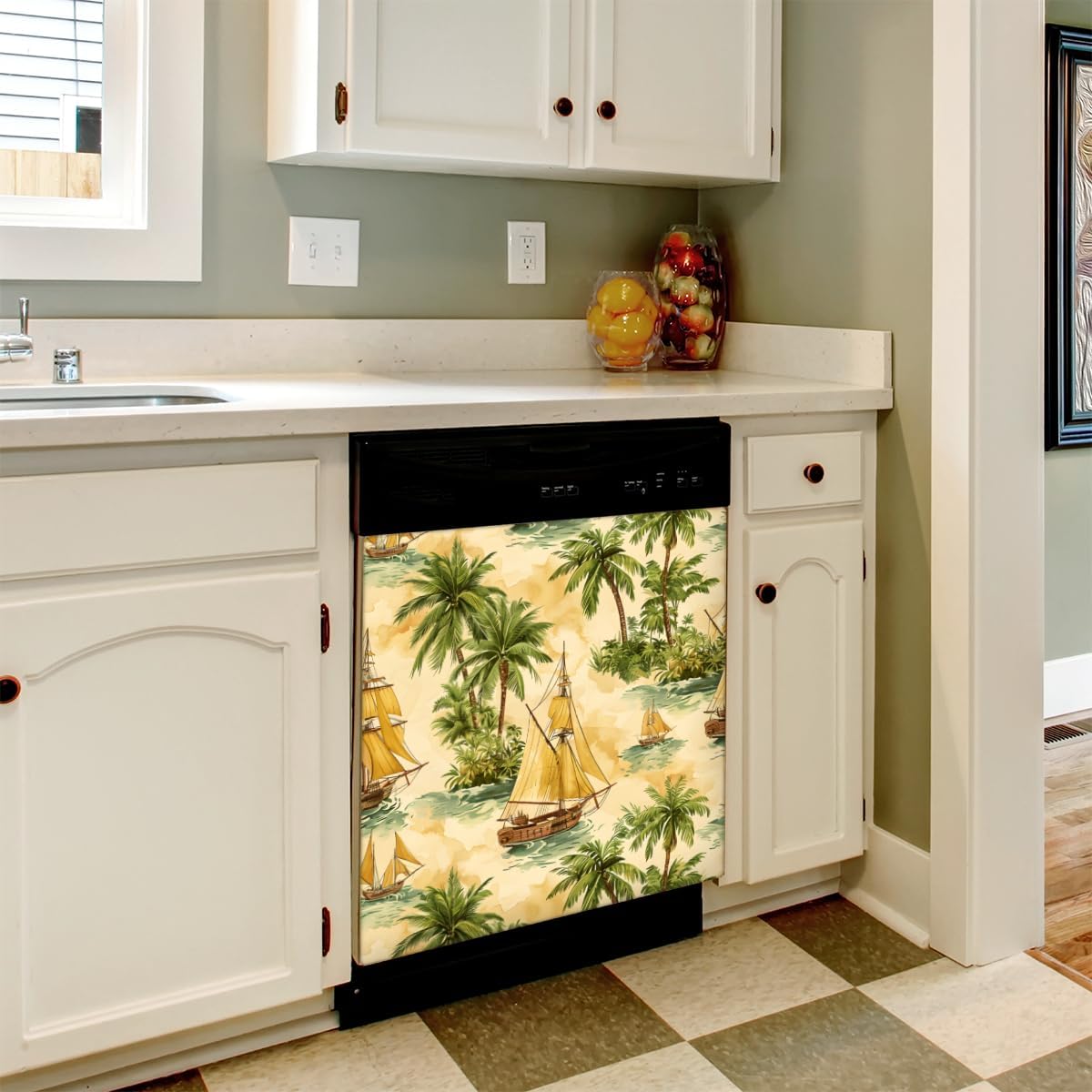 Magnetic Dishwasher Cover 23 x 26 Inches R4641