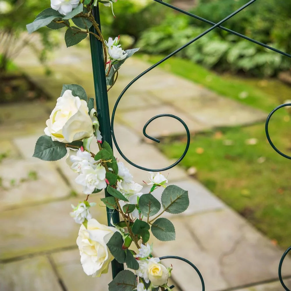3-Sided Steel Trellis Arbor W604015