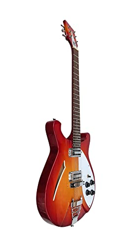 3T Sunburst Semi Hollow Electric Guitar B399