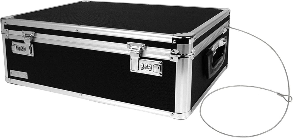 Locking Storage Box with Combination Lock, 6.5 x 23 x 13.5 Inch F471922