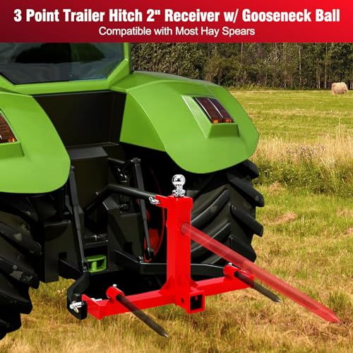 3 Point Hitch 2 inch Receiver Tow Drawbar Adapter W968