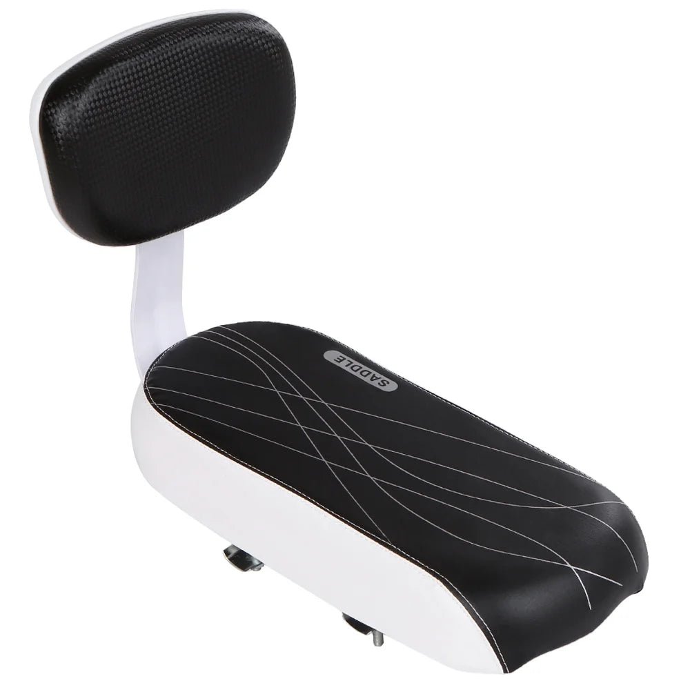 Soft Cushion Rear Bike Seat in PU Leather with Backrest M283293
