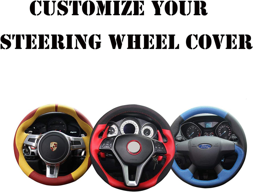 Black Suede Steering Wheel Cover G201745