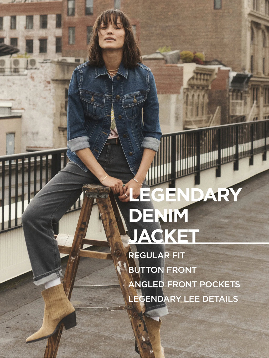 Women's Regular Fit Denim Jacket O9737