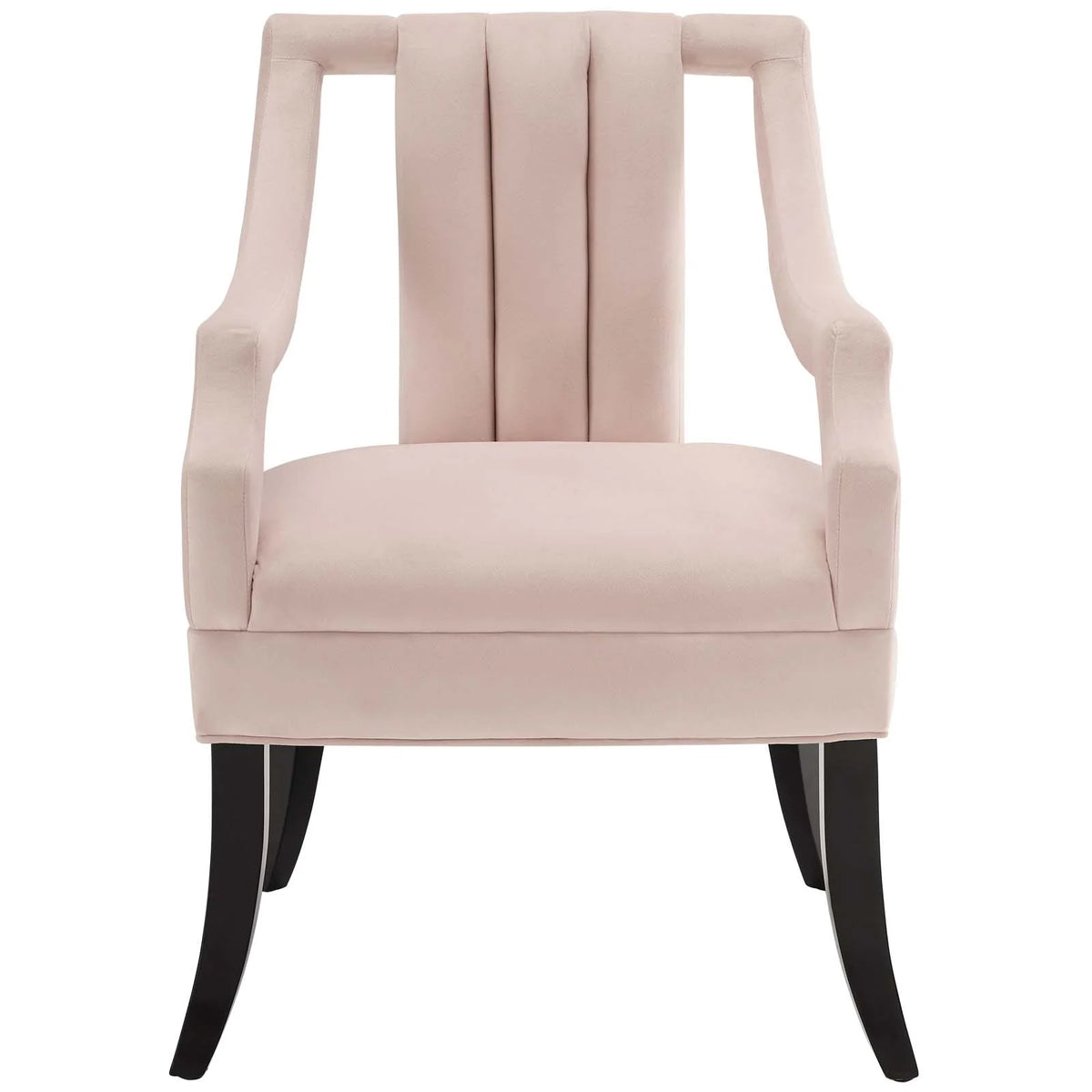 Pink Velvet Accent Side Chair X692
