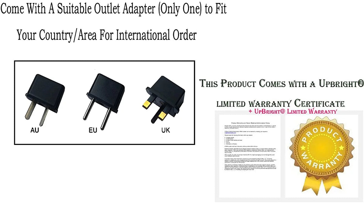 AC / DC Adapter Power Supply Cord Cable PS Charger W97668