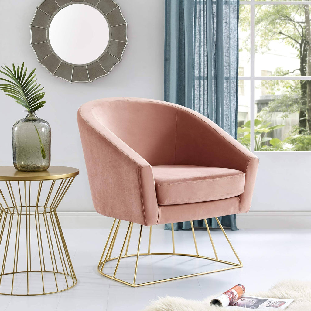 Velvet Accent Chair F695