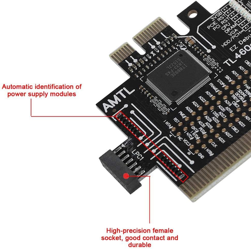 PCIe 4.0 Motherboard Analyzer Diagnostic Card U720