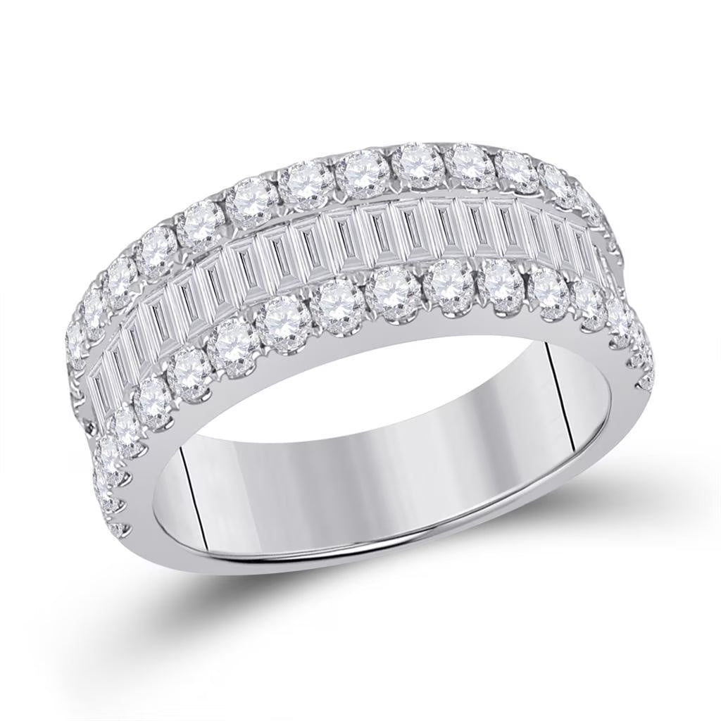 Baguette Diamond Anniversary Ring 2 Cttw W535