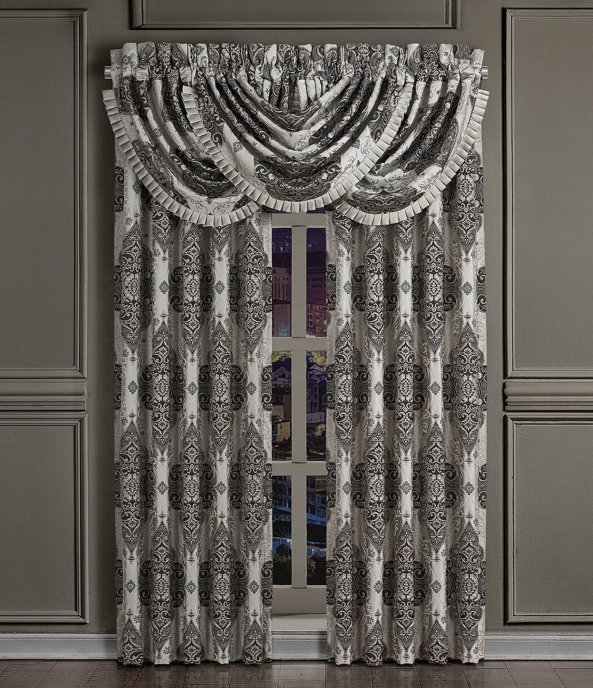 Silver Window Panel Pair G198