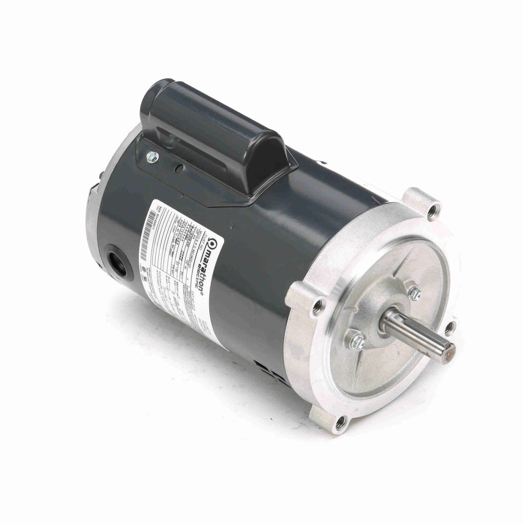 Oil Burner Motor, Single Phase Capacitor Start, 3/4 HP, 3600 RPM, 115/208-230V U368