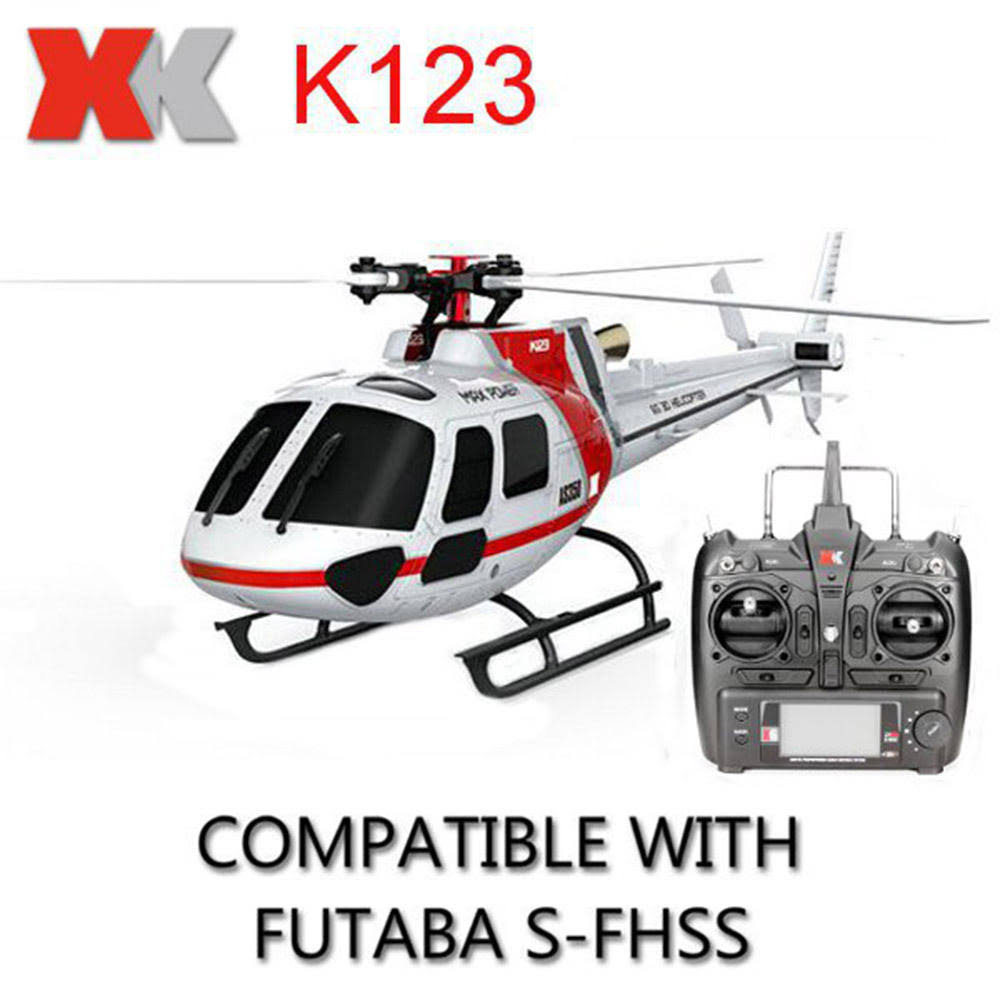 6CH Brushless RC Helicopter with 4pcs 500mAh Lipo Battery K88330