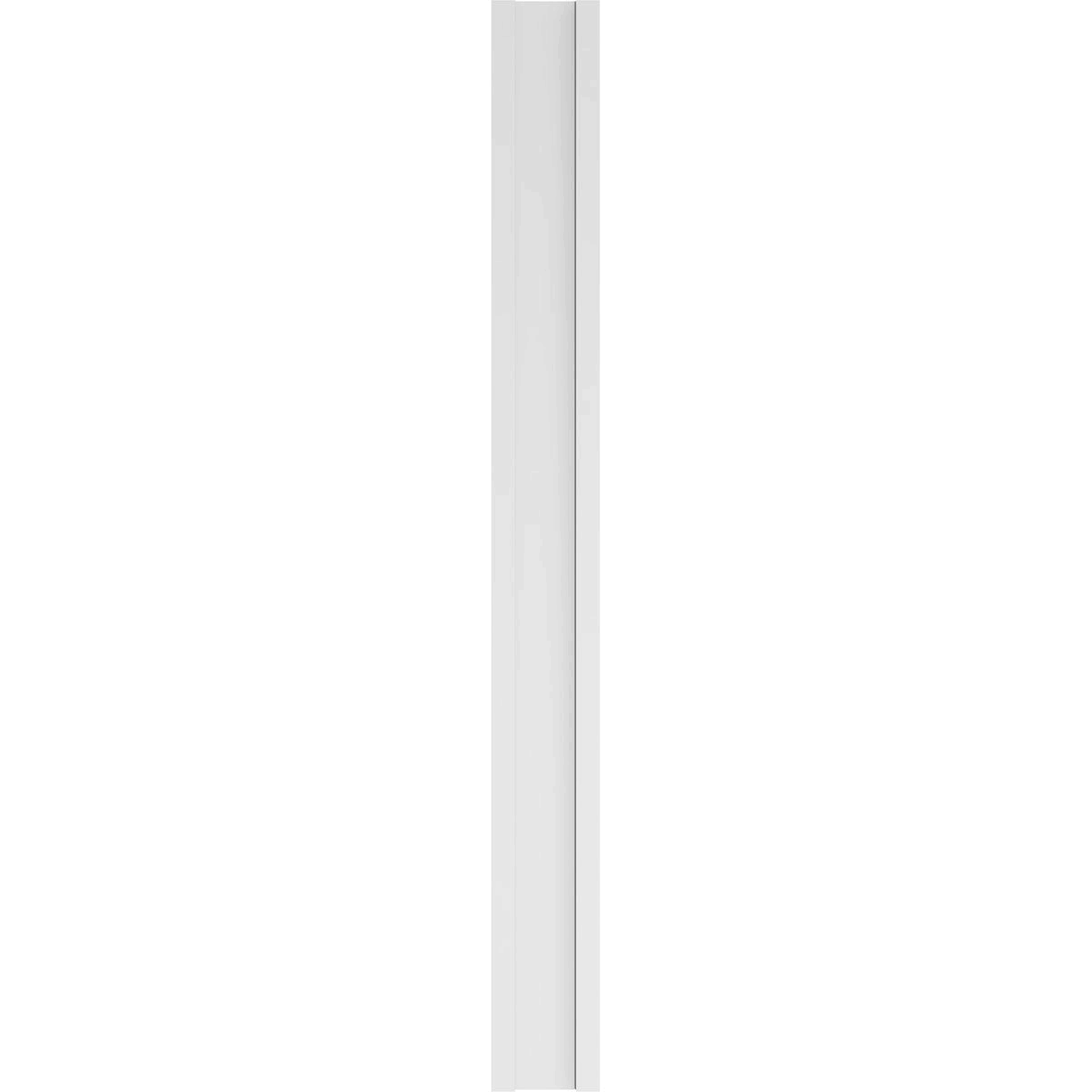 Two Equal Flat Panel PVC Pilaster with Decorative Capital & Base (Pair) U911462
